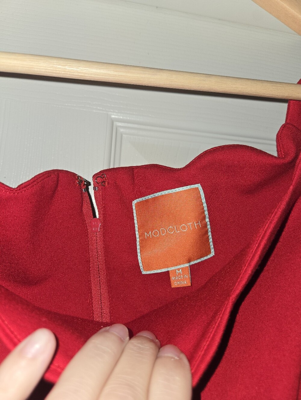 Red Modcloth Dress - Picture 3 of 4